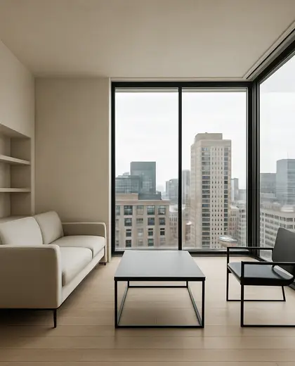 minimalist apartment — room (urban)