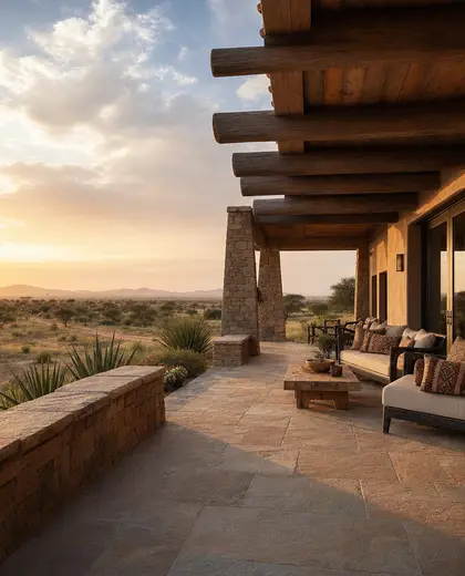southwestern house — terrace (savanna)