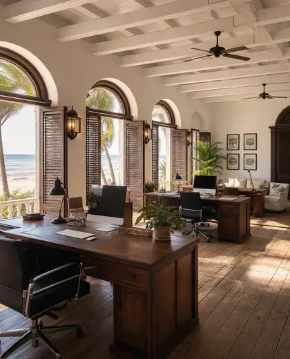 colonial office space — open office (beach)