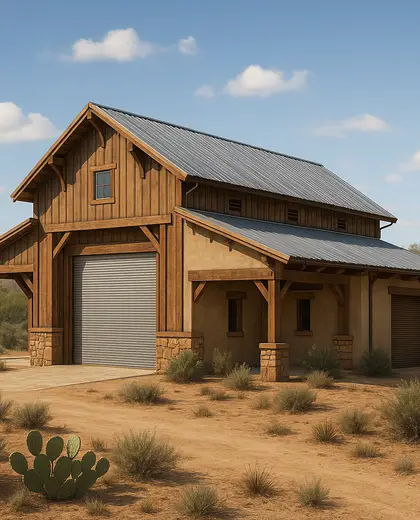 southwestern farmhouse — warehouse (rural)