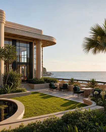 art deco garden — coworking space (ocean)