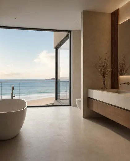 minimalist penthouse — rest room (beach)