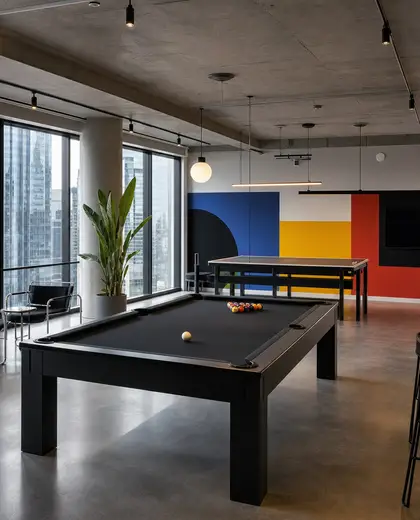 bauhaus office space — game room (urban)