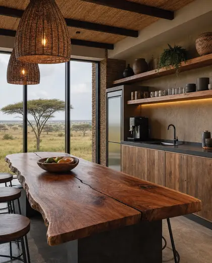rustic office space — pantry (savanna)