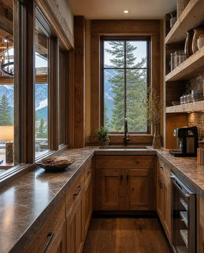 rustic salon — pantry (mountain)