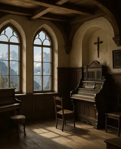 vintage church — music room (alpine)