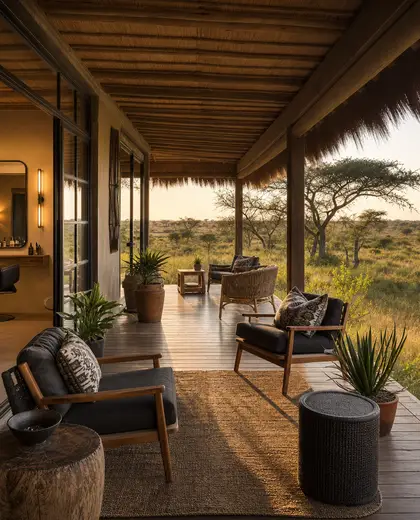 tropical salon — veranda (savanna)