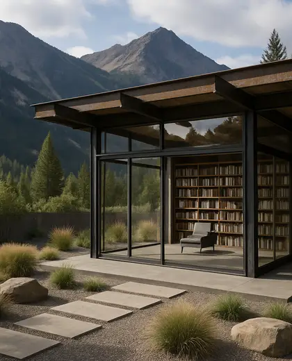 industrial backyard — library (mountain)