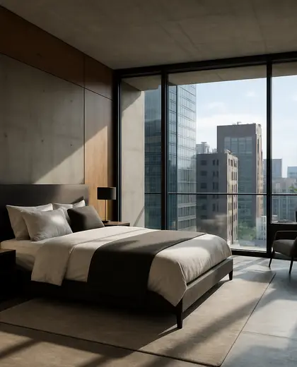 modern house — bedroom (urban)