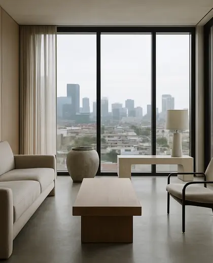 minimalist house — room (urban)