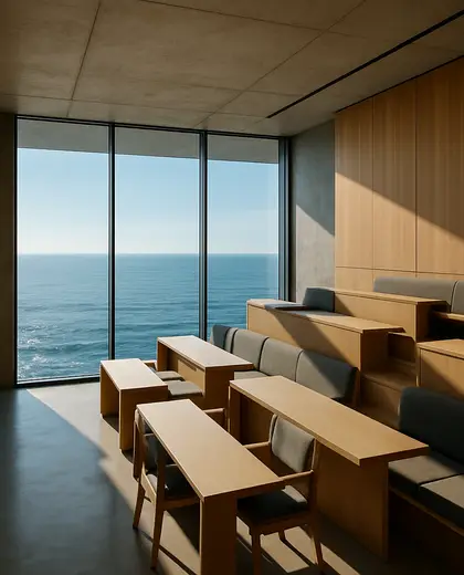 modern theater — study (ocean)