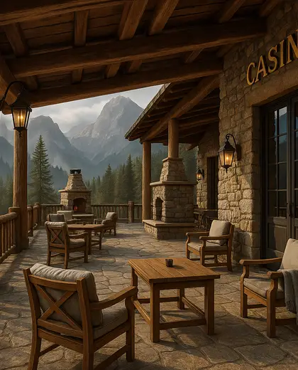 rustic casino — terrace (alpine)