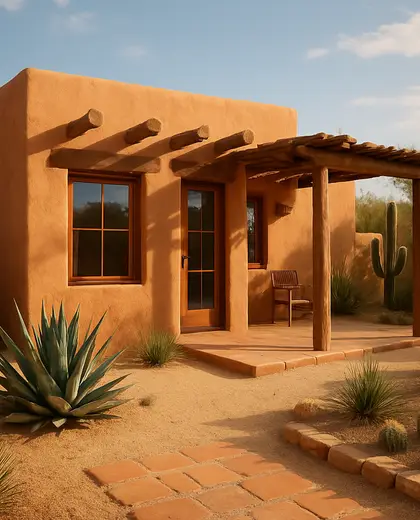 southwestern yard — youth room (desert)