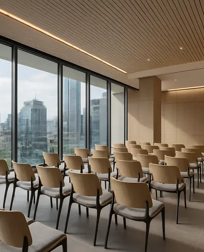 modern home — conference hall (urban)