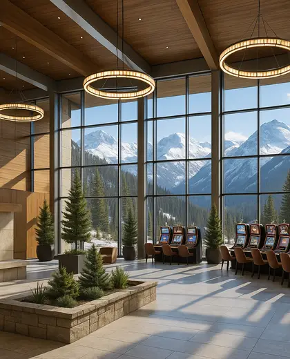 contemporary casino — atrium (alpine)