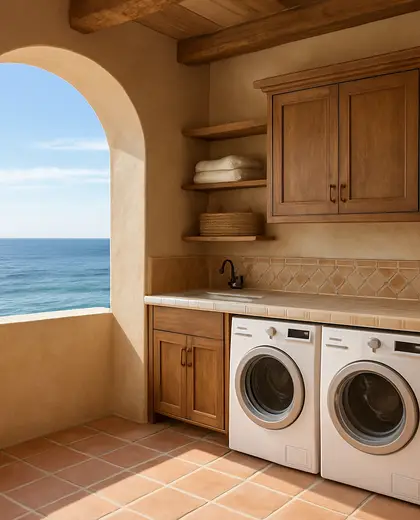 southwestern hotel — laundry room (ocean)