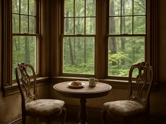 Vintage calm in the forest