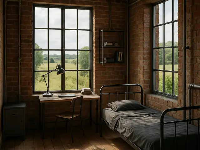A rural home with a grounded, modern calm