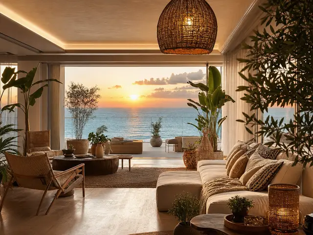 Penthouse living with an ocean horizon