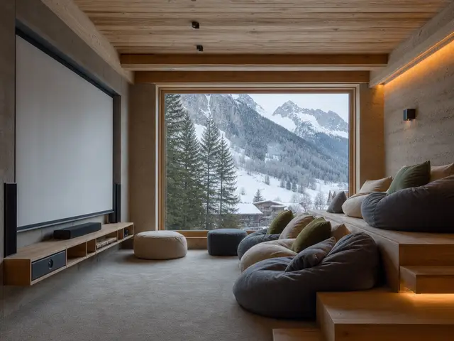 Arquitectura sostenible con espíritu alpino