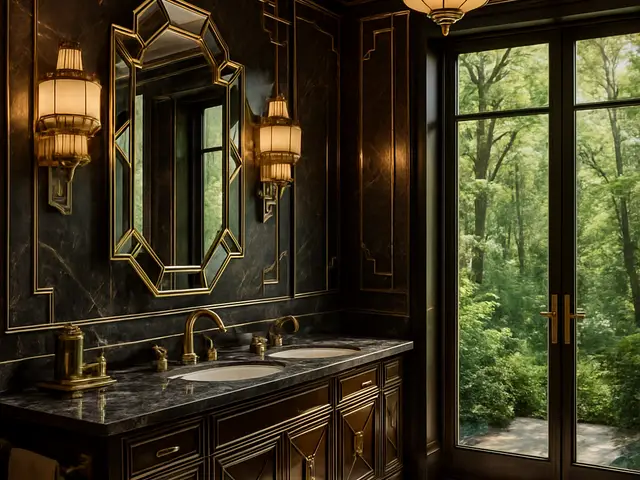 Art Deco in the forest