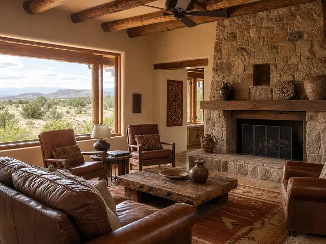 Southwestern warmth in a rural setting