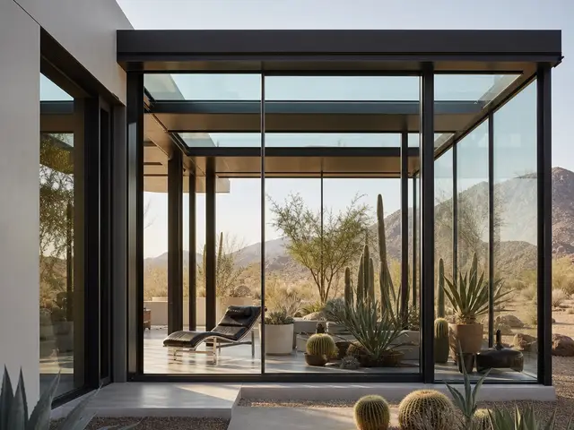 Bauhaus forms in the desert light