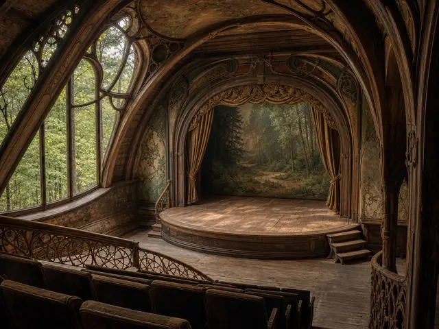 Art nouveau in the forest