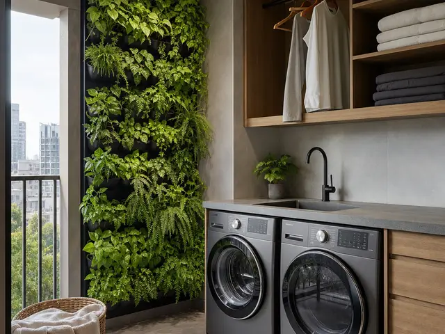 Urban vertical garden with a contemporary edge