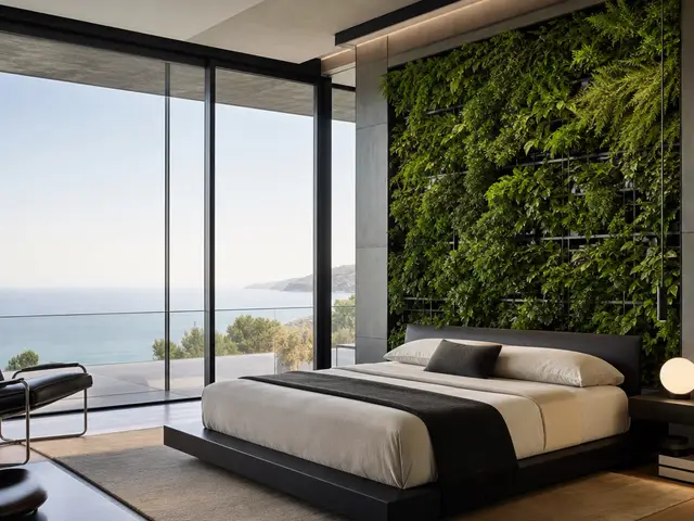 Bauhaus lines by the sea