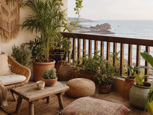 A coastal yard with breezy textures and salt-tolerant planting
