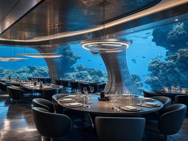 Futurista com atmosfera oceânica