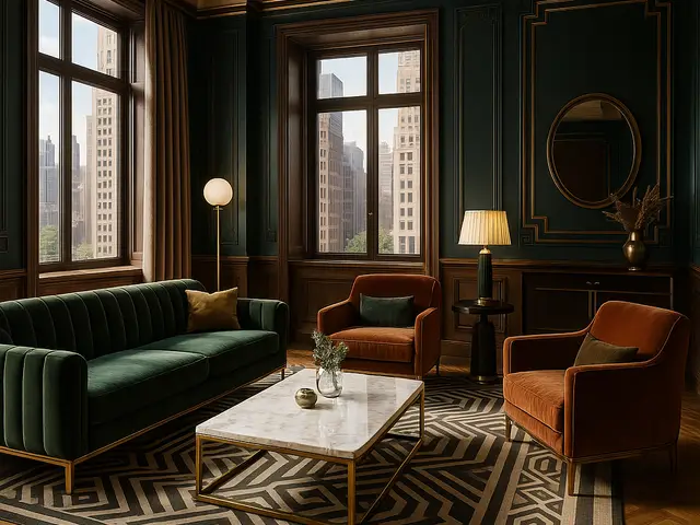 Art Deco details for a home with timeless polish