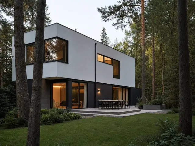 Prédio com espírito Bauhaus