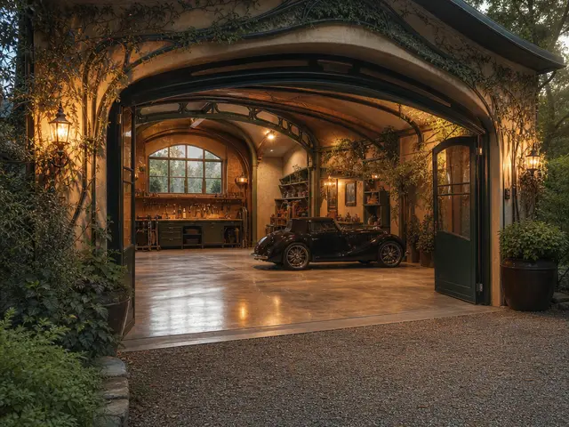 Art Nouveau softened by rural quiet