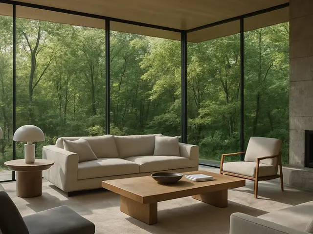 Contemporary forms in the forest