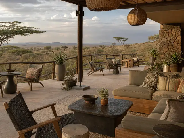 Hotel calm meets savanna warmth