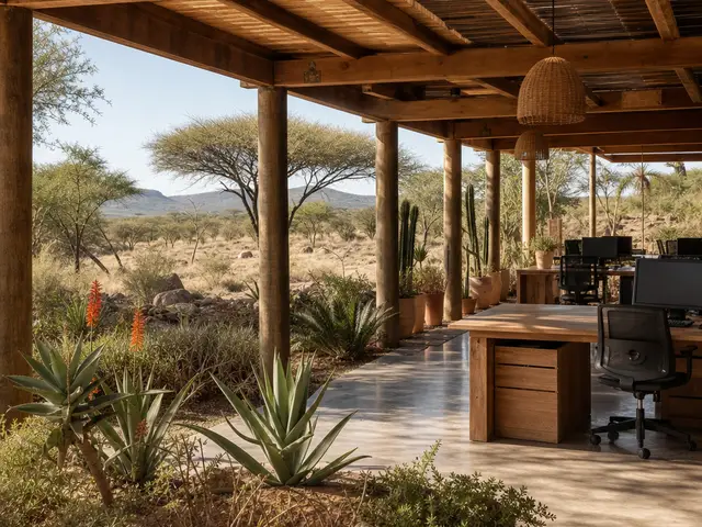 Southwestern warmth in a savanna setting