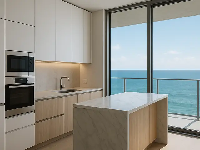 Modern condo interiors with clean lines and city-ready calm