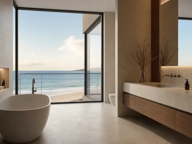 Minimalismo con aire de playa