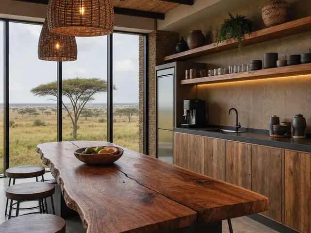 Rustic warmth shaped by savanna tones