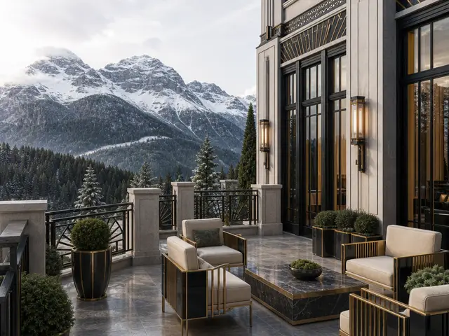 Art Deco elegance in an alpine setting