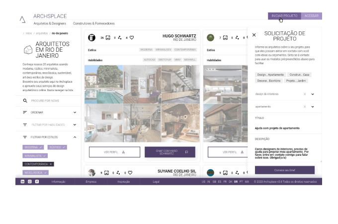 A tecnologia de palavras-chave da Archsplace