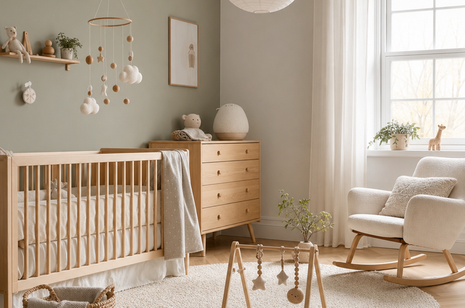 babyværelse: 6 skarpe tips til et roligt og praktisk rum