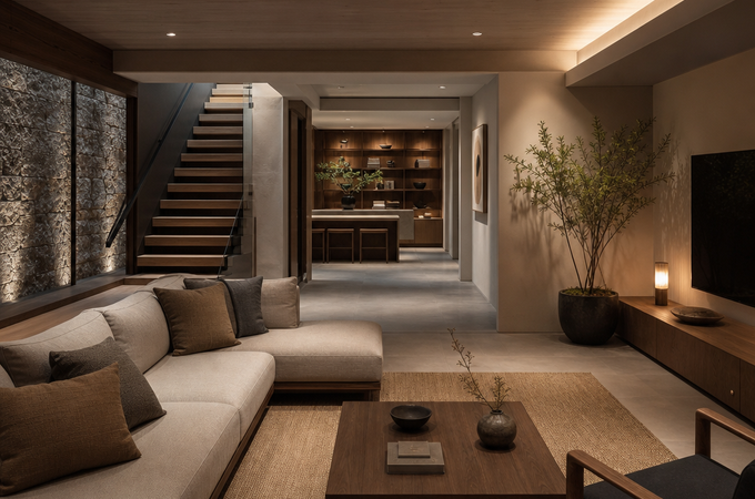 Basement Trends Shaping 2026: The Smart, Warm, and Livable Look Homeowners Want
