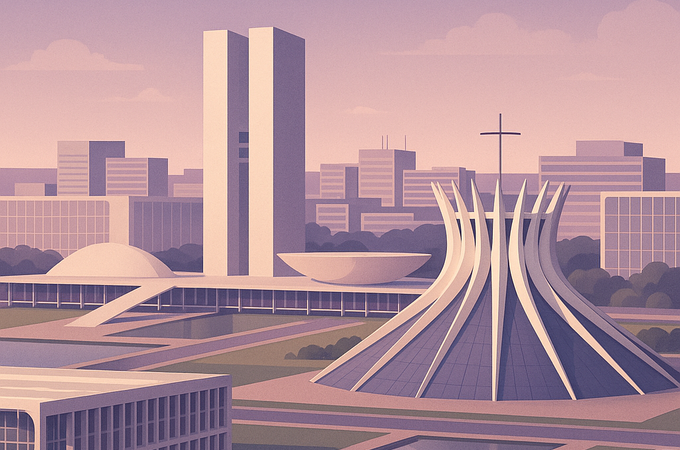 Brasília: O Refúgio dos Criativos em Busca de Inspiração Arquitetônica
