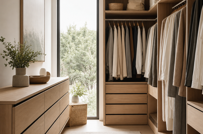 clóset: 6 ideas para hacerlo más práctico y ligero