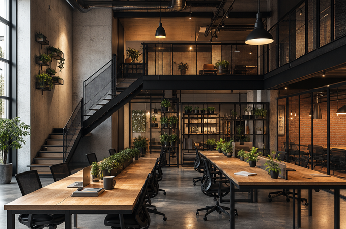 Industrial coworking space: how to get the look right