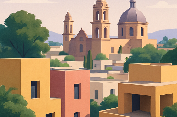 Descubriendo el Encanto Arquitectónico de Crucero Las Pilas, México