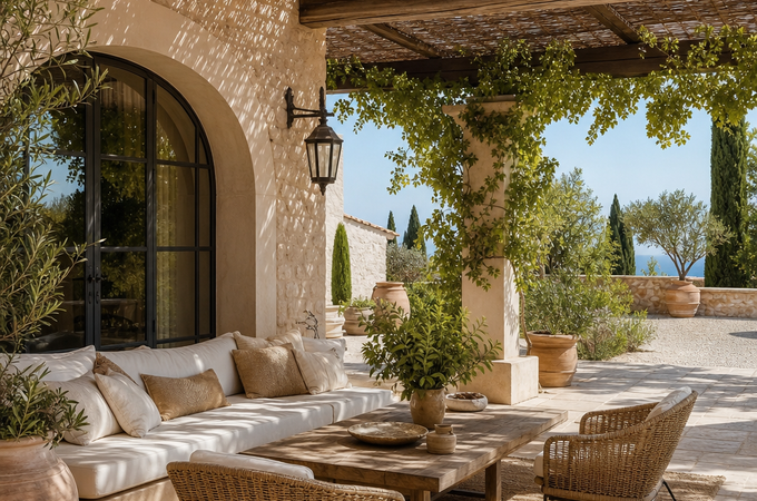 Patio méditerranéen : réussir une ambiance solaire et raffinée